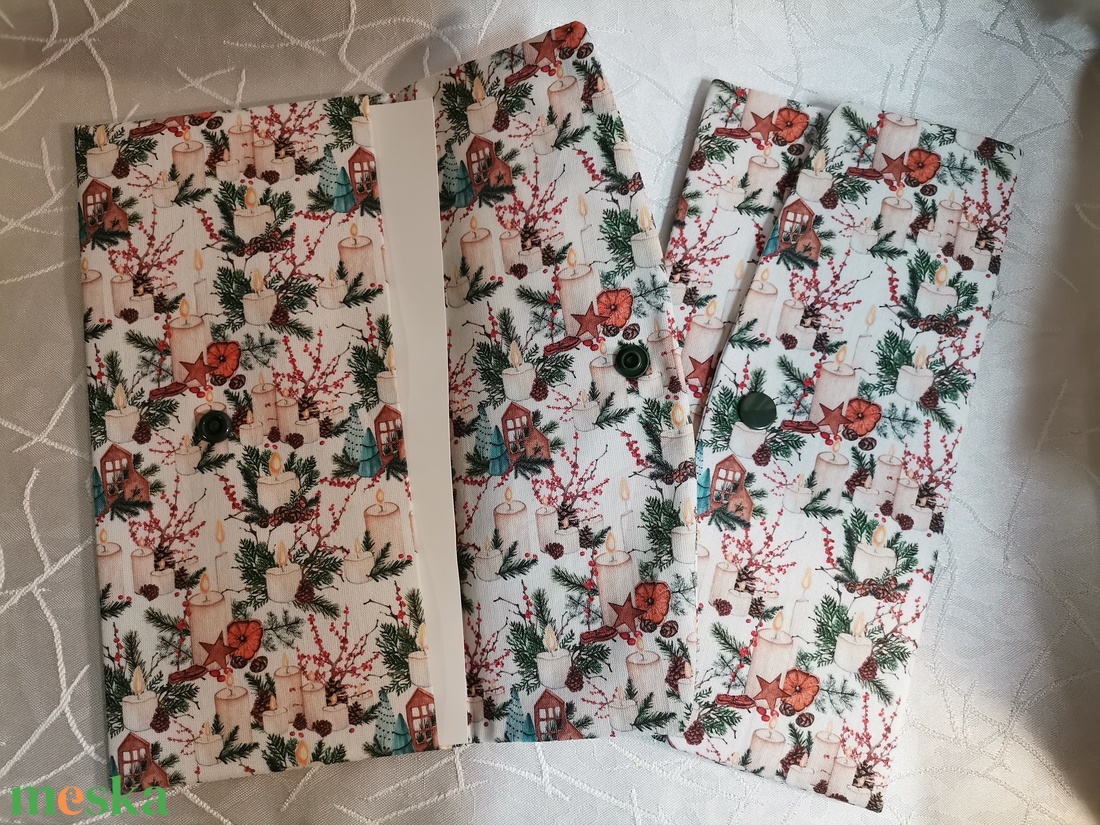 Karácsonyi mintás textil boríték (fehér) - esküvő - emlék & ajándék - nászajándék - esküvői pénzátadó boríték, kártya - Meska.hu Karácsonyi mintás textil boríték (fehér) - esküvő - emlék & ajándék - nászajándék - esküvői pénzátadó boríték, kártya - Meska.hu