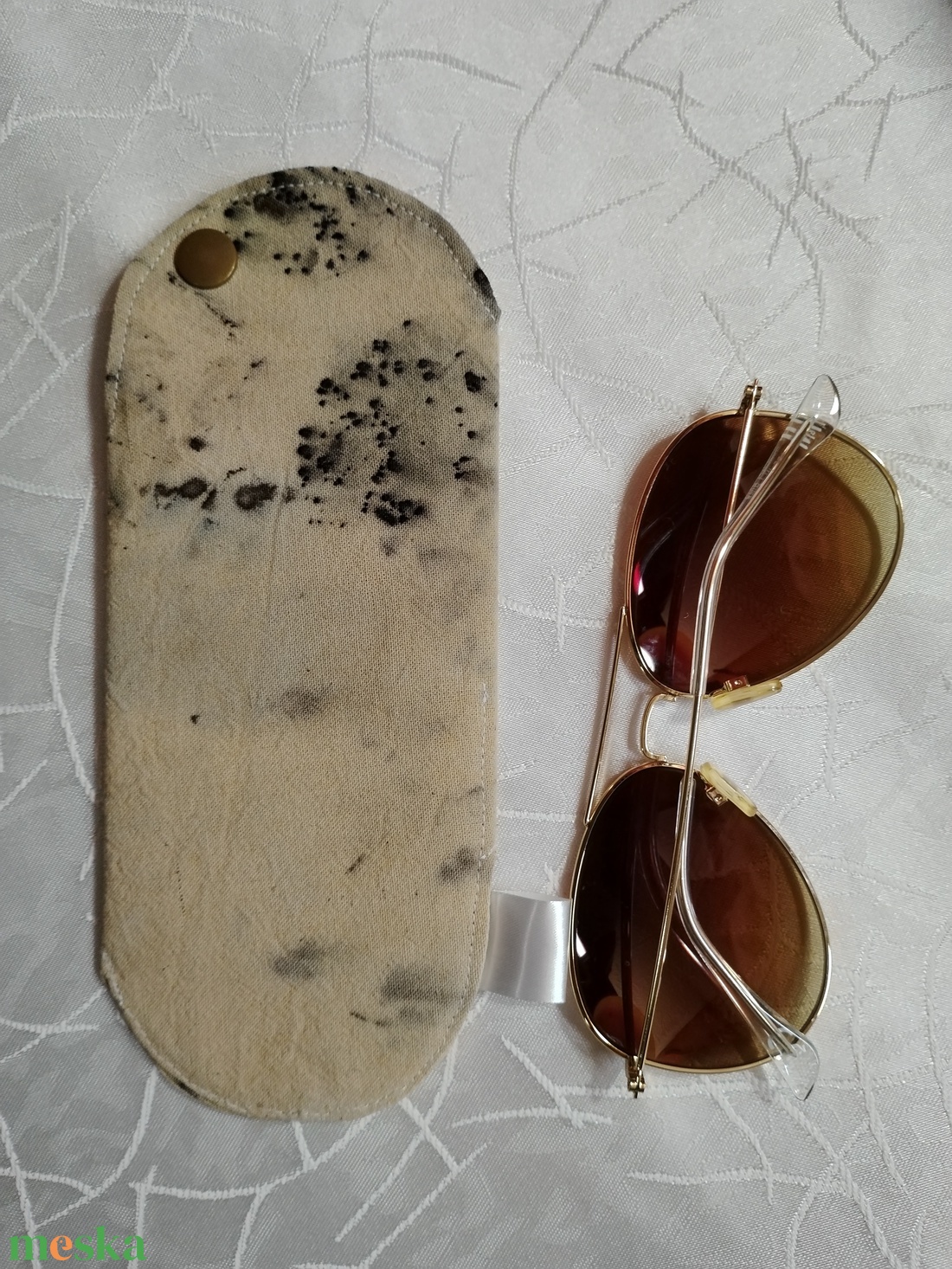 Szemüveg, napszemüveg tok (ecoprint) - táska & tok - pénztárca & más tok - szemüvegtok - Meska.hu