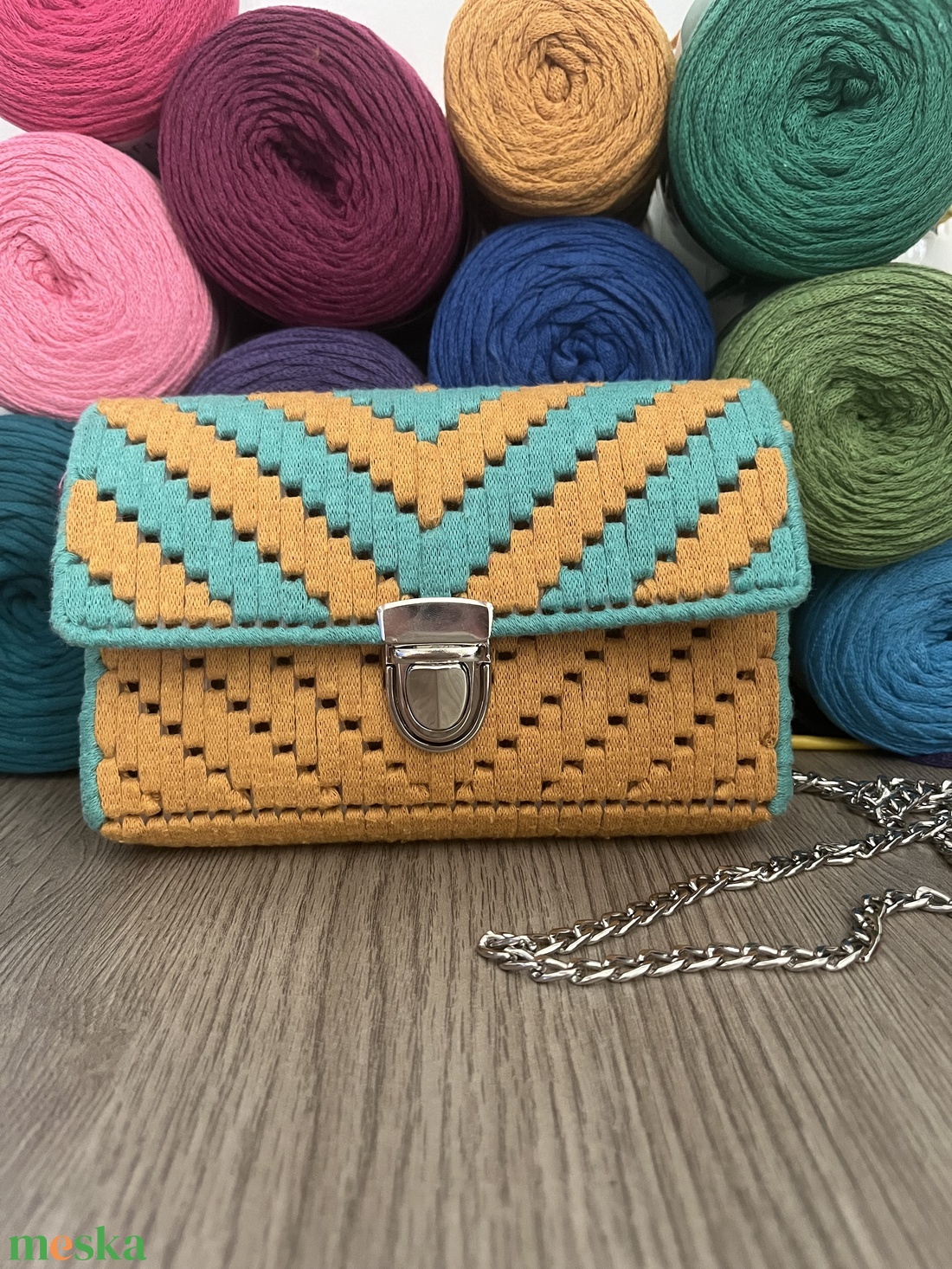 Színes táska - táska & tok - kézitáska & válltáska - vállon átvethető táska - Meska.hu