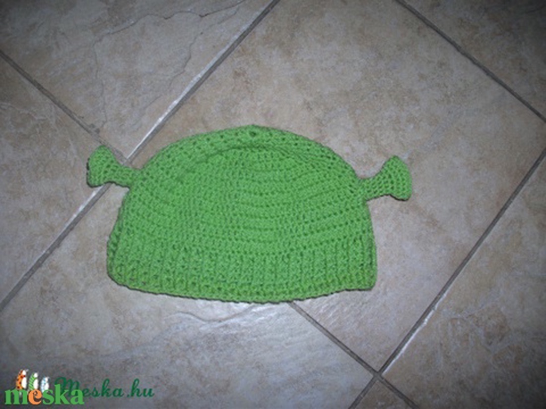 Horgolt Shrek sapka - - Meska.hu Horgolt Shrek sapka - - Meska.hu