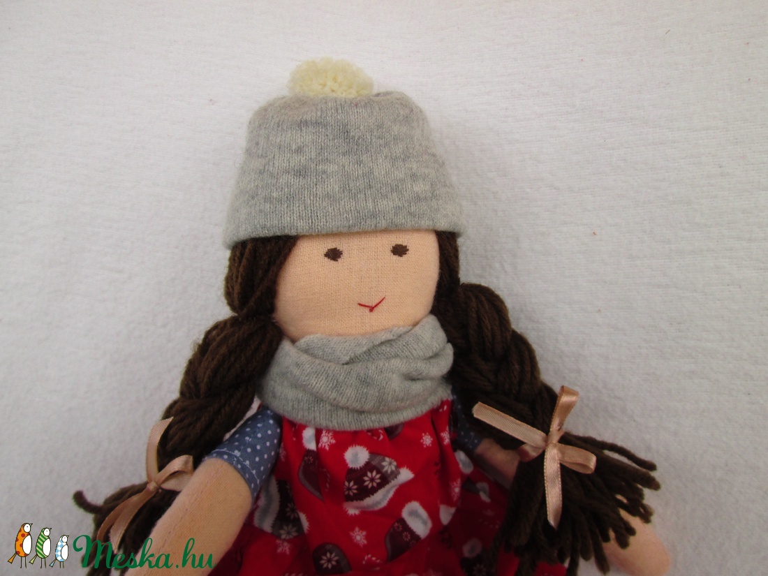 Karácsonyi öltöztetős baba -  - Meska.hu