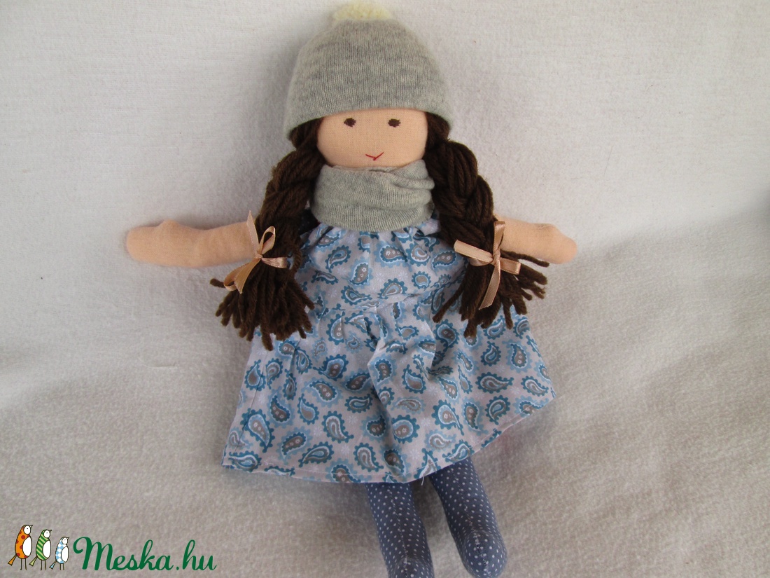 Karácsonyi öltöztetős baba -  - Meska.hu