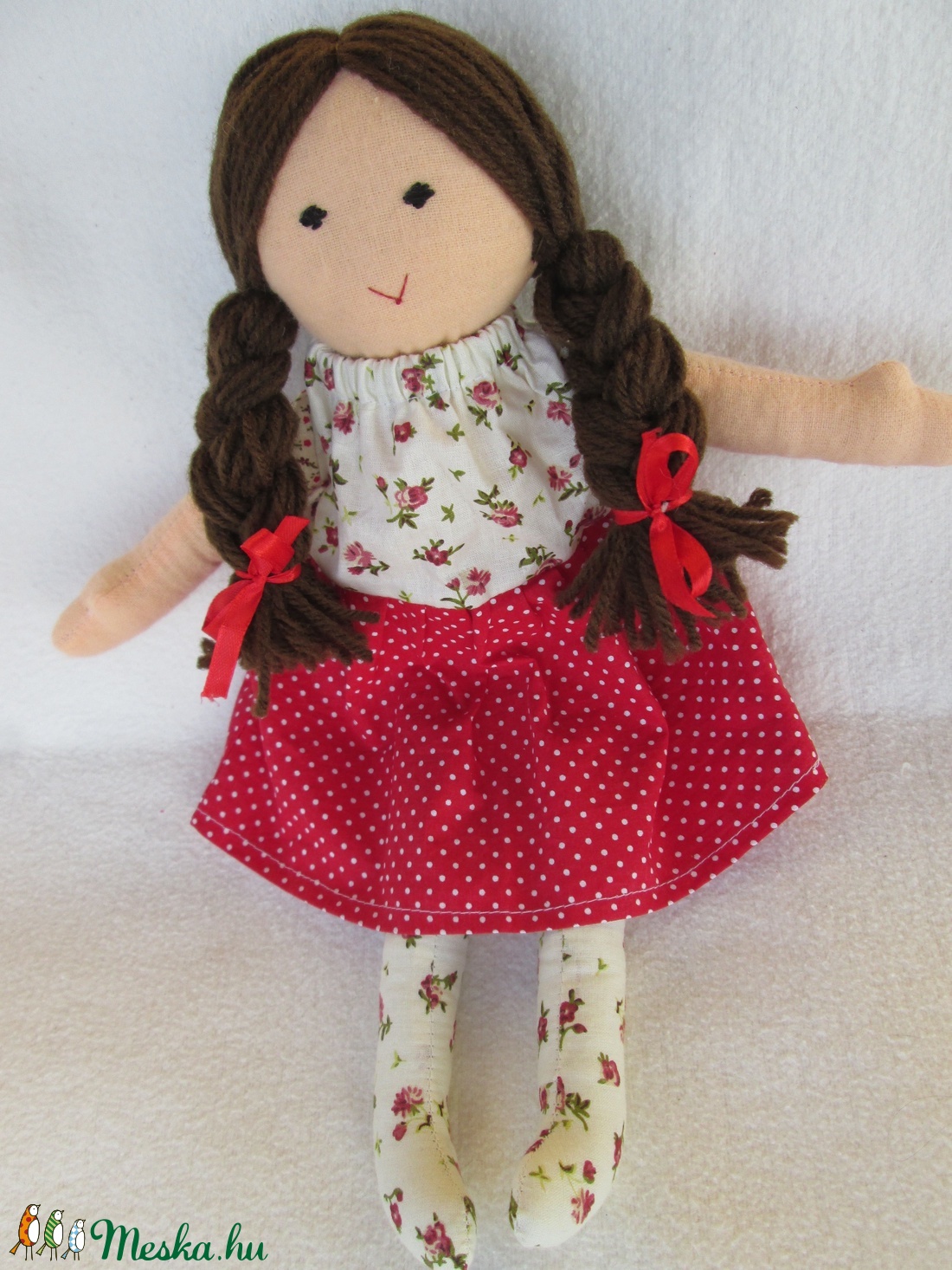 Babos szoknyás baba -  - Meska.hu
