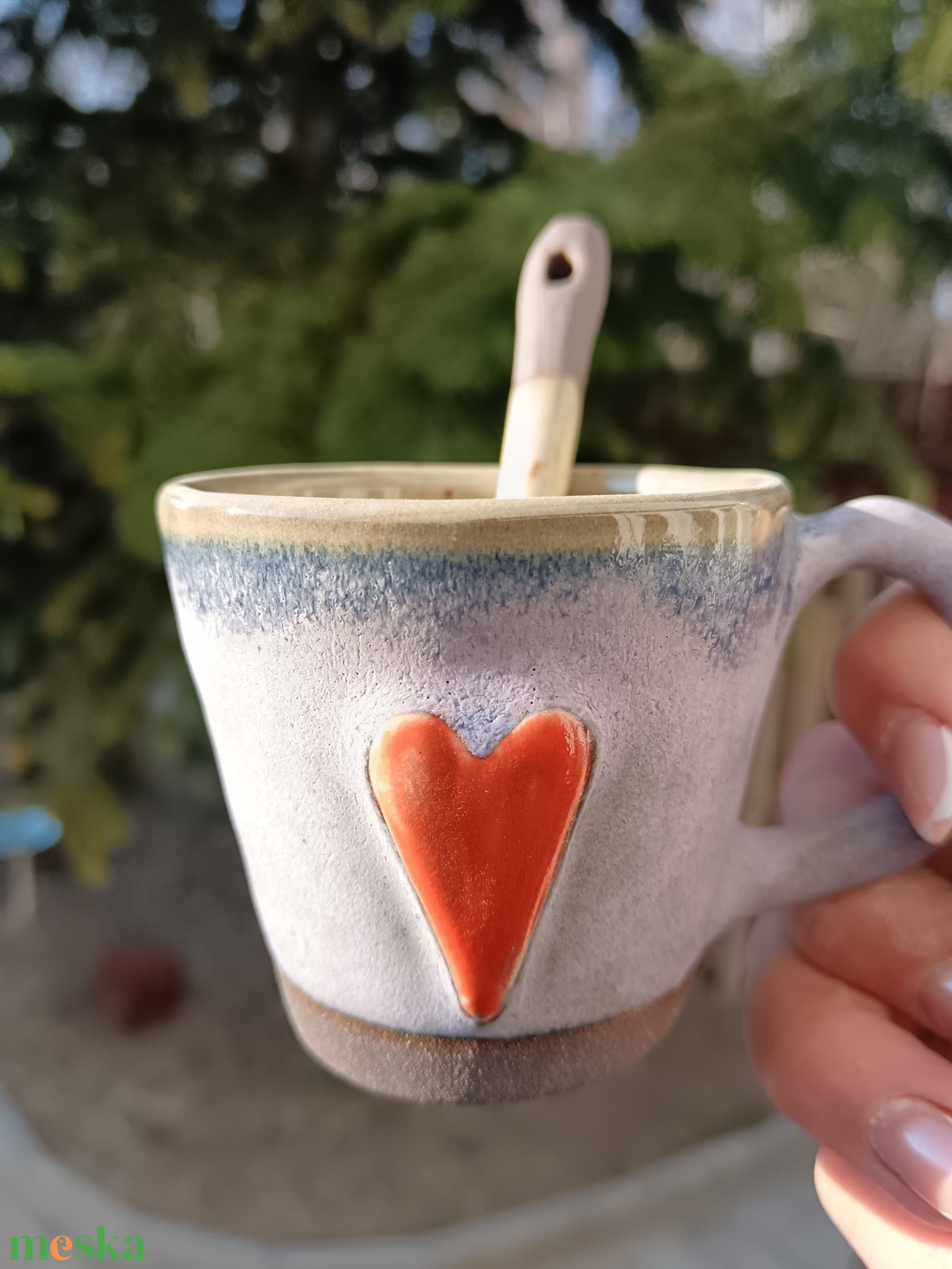 Kerámia kávés szett  - otthon & életmód - konyhafelszerelés, tálalás - konyhai tárolás - tea & kávé tárolás - Meska.hu