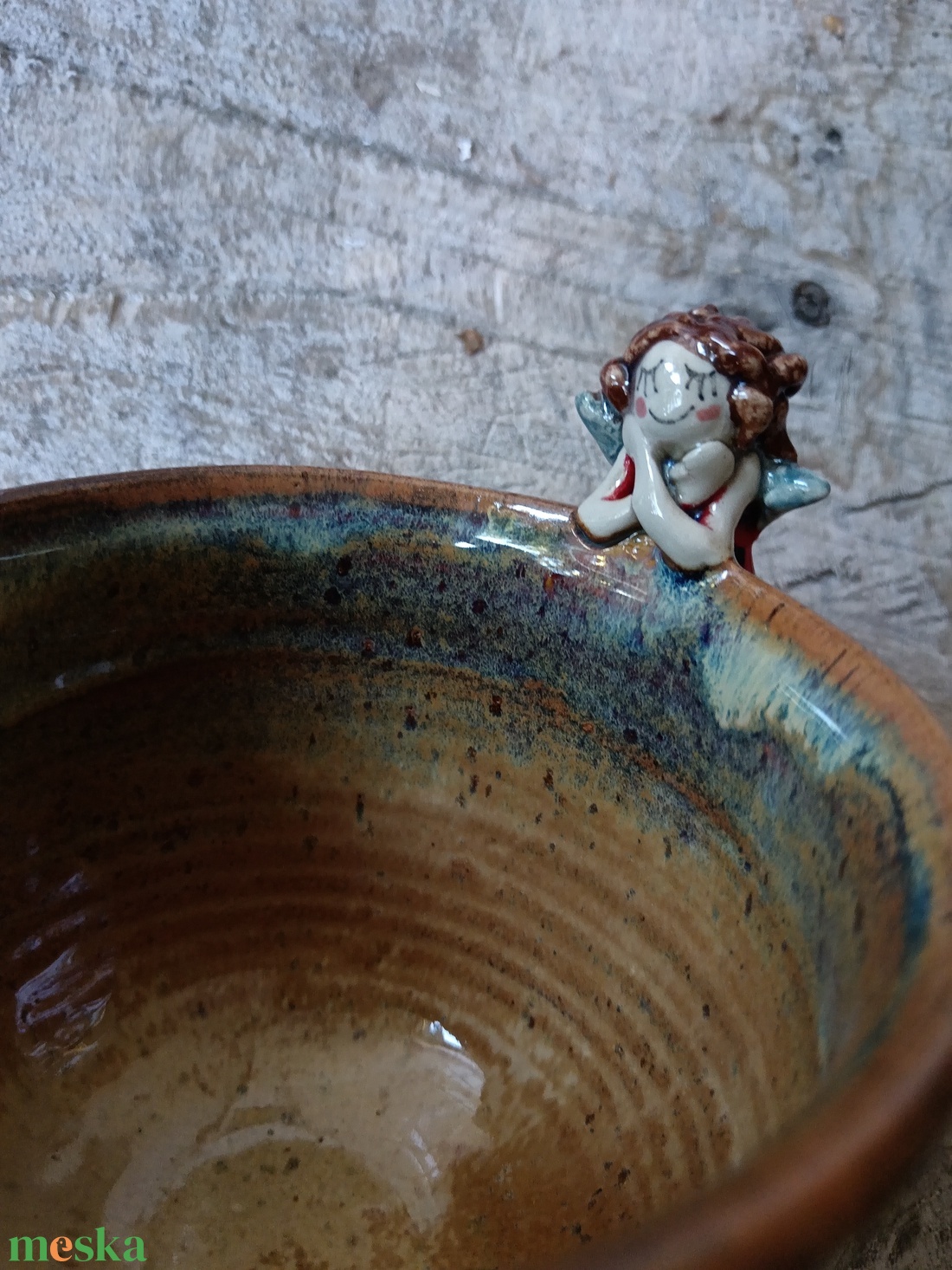 Tündéres kerámia bögre  - otthon & életmód - konyhafelszerelés, tálalás - konyhai tárolás - tea & kávé tárolás - Meska.hu