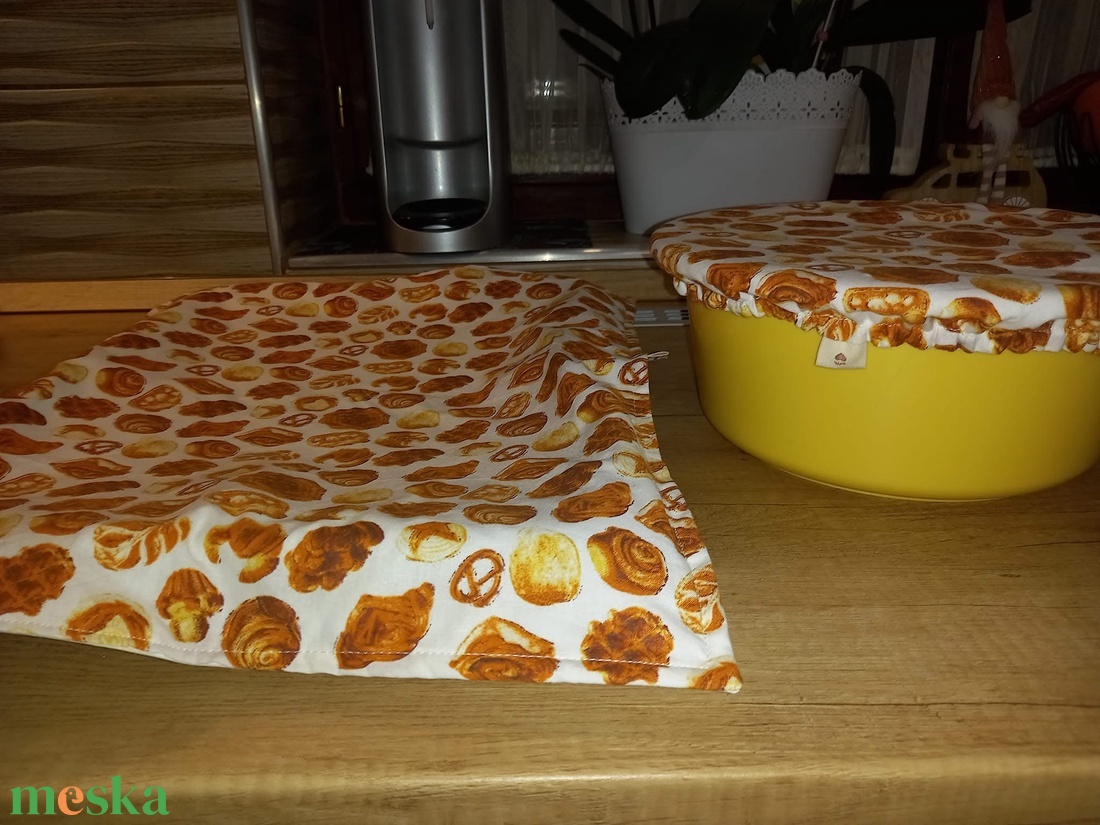 Kelesztő szett ( kelesztő kendő, kelesztő sapka) - otthon & életmód - tárolás & rendszerezés - zsebkendőtartó - Meska.hu