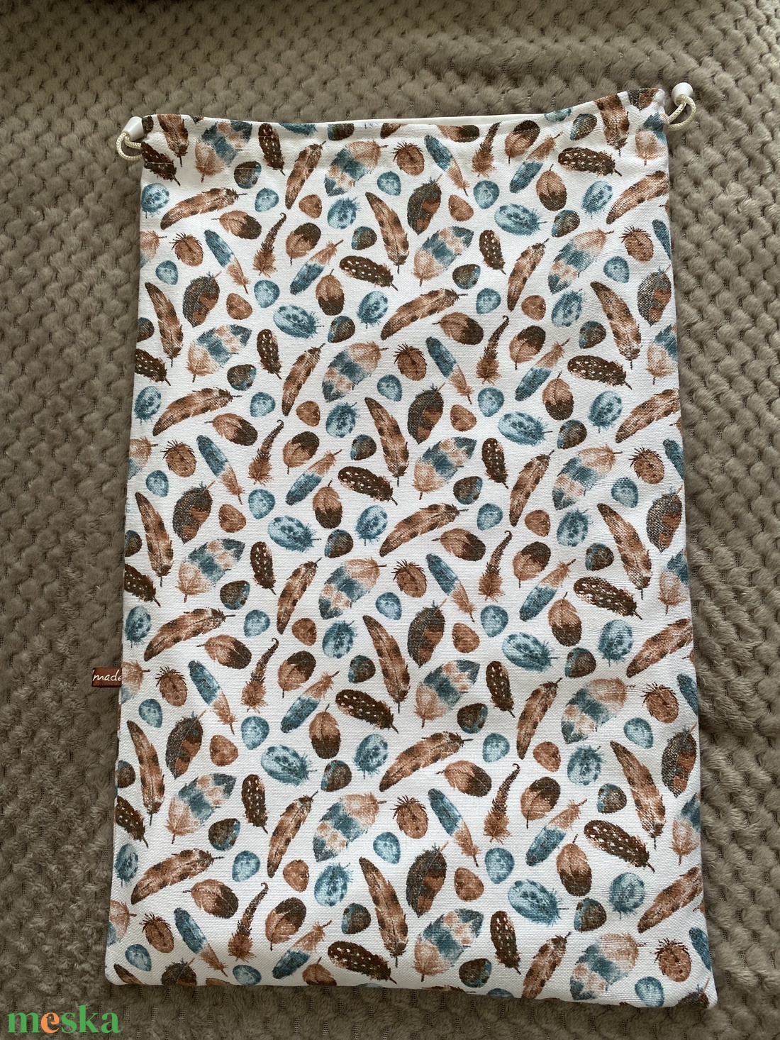 Kenyeres zsák nagy méretben pékáru mintás  - táska & tok - bevásárlás & shopper táska - kenyeres zsák - Meska.hu