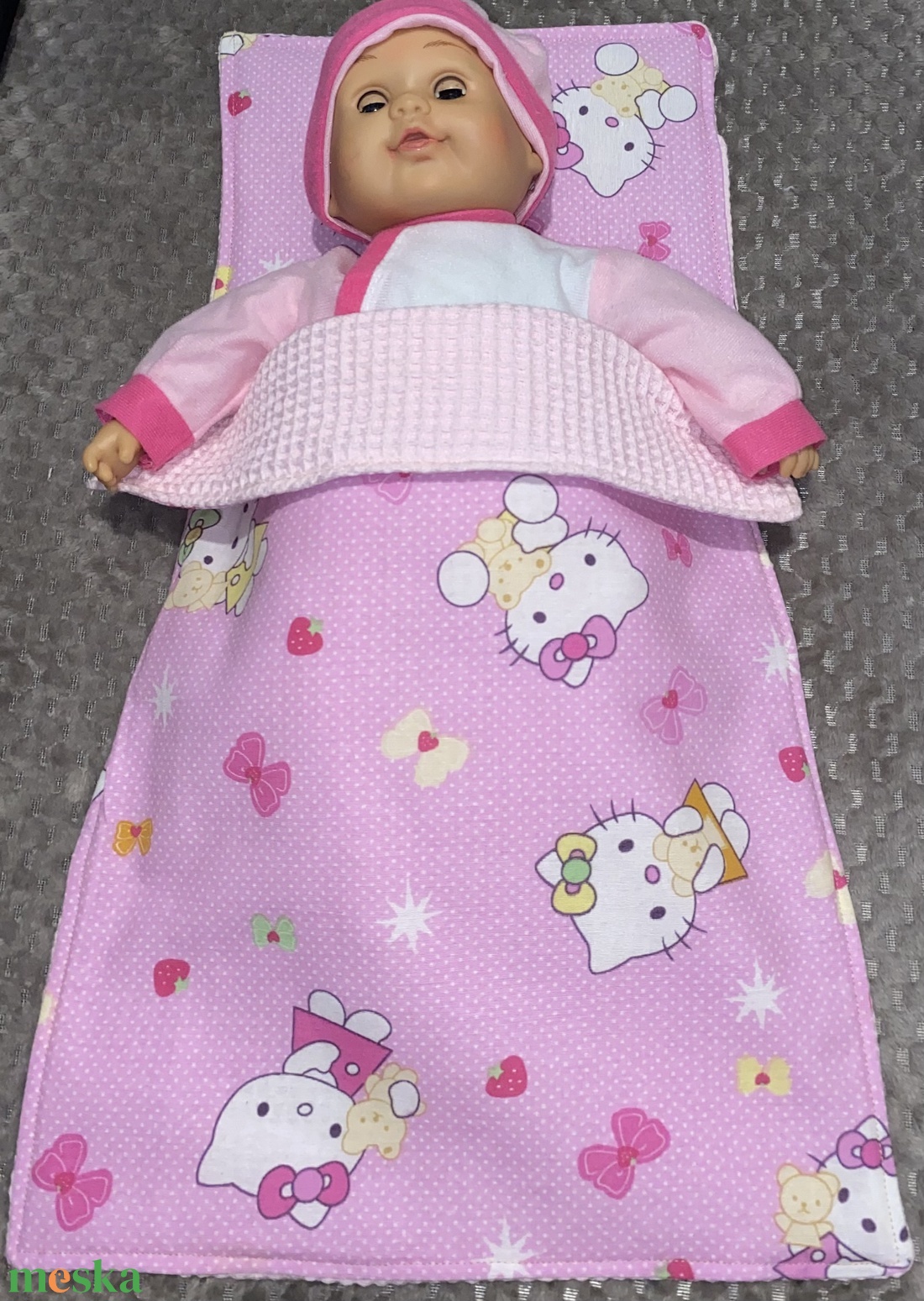 Játék baba takaró+ párna - játék & sport - baba & babaház - játékbaba, babakellék - Meska.hu