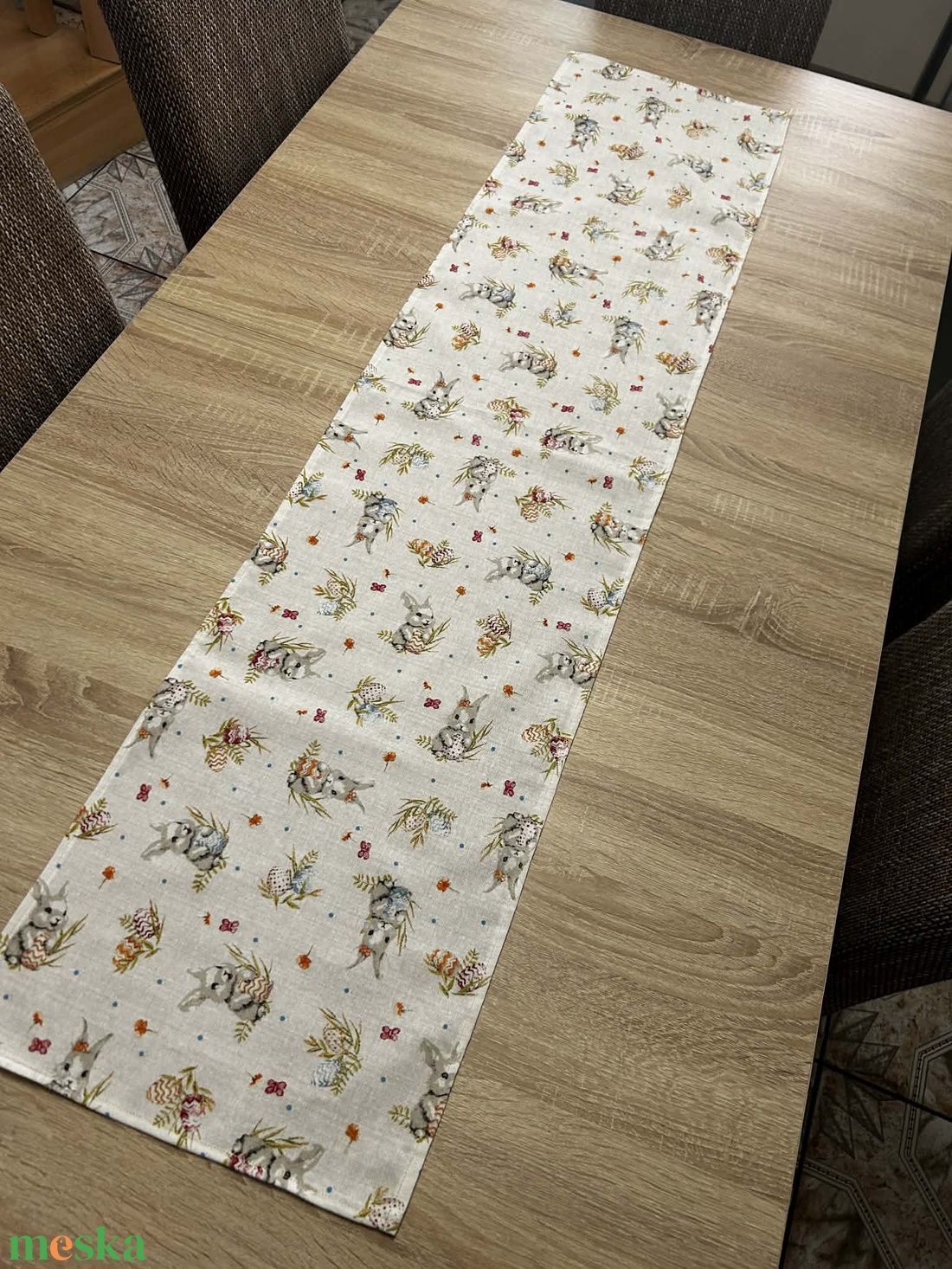 Húsvéti asztali futó - ünnepi díszek, dekorációk - húsvéti díszek és dekorációk - húsvéti asztaldíszek - Meska.hu