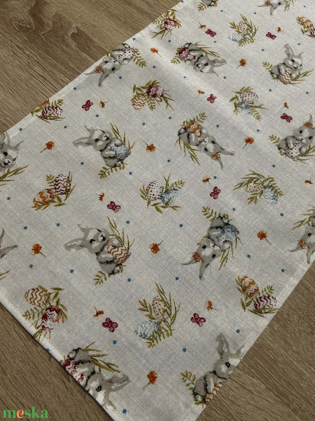 Húsvéti asztali futó - ünnepi díszek, dekorációk - húsvéti díszek és dekorációk - húsvéti asztaldíszek - Meska.hu