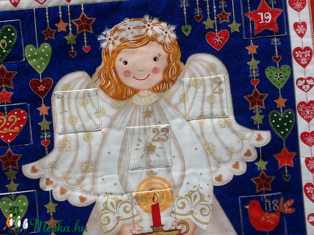 Angyalkás adventi naptár - karácsony - adventi díszek - adventi naptár - Meska.hu Angyalkás adventi naptár - karácsony - adventi díszek - adventi naptár - Meska.hu