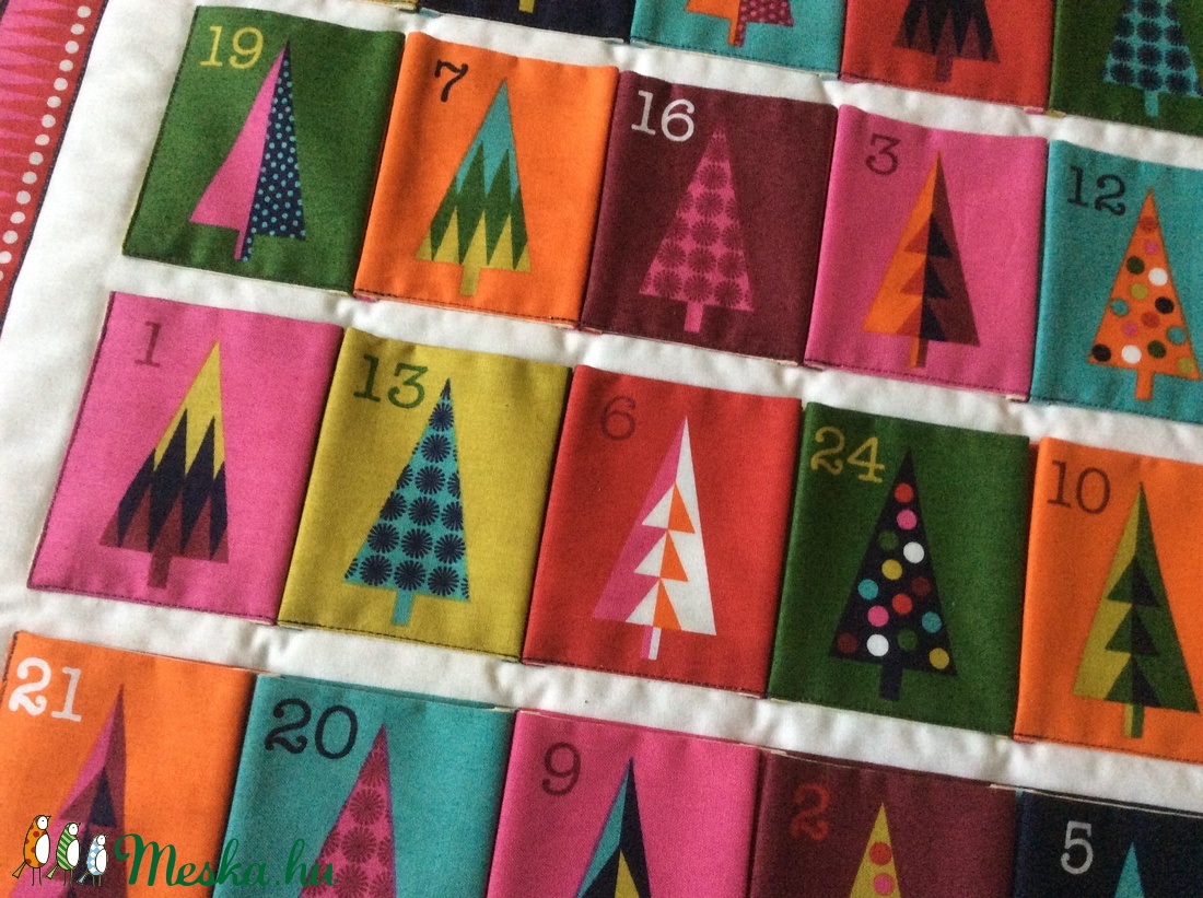 Modern adventi naptár  - karácsony - adventi díszek - adventi naptár - Meska.hu