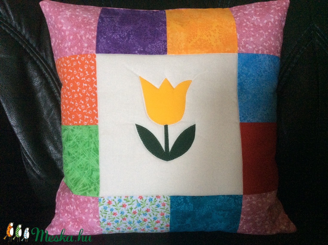 Sárga tulipános párnahuzat - otthon & lakás - lakástextil - párna & párnahuzat - Meska.hu Sárga tulipános párnahuzat - otthon & lakás - lakástextil - párna & párnahuzat - Meska.hu
