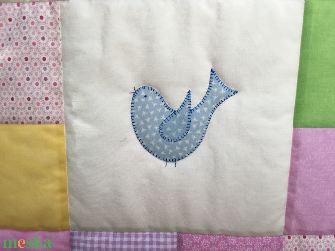 Pasztell kislány takaró - otthon & életmód - babaszoba, gyerekszoba - babatakaró, gyerek pléd - Meska.hu