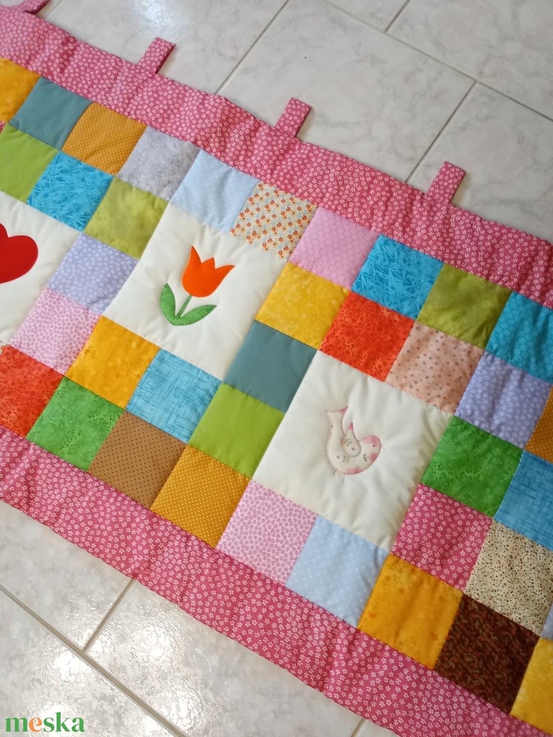  Falvédő  kislányoknak - otthon & életmód - babaszoba, gyerekszoba - falvédő gyerekszobába - Meska.hu