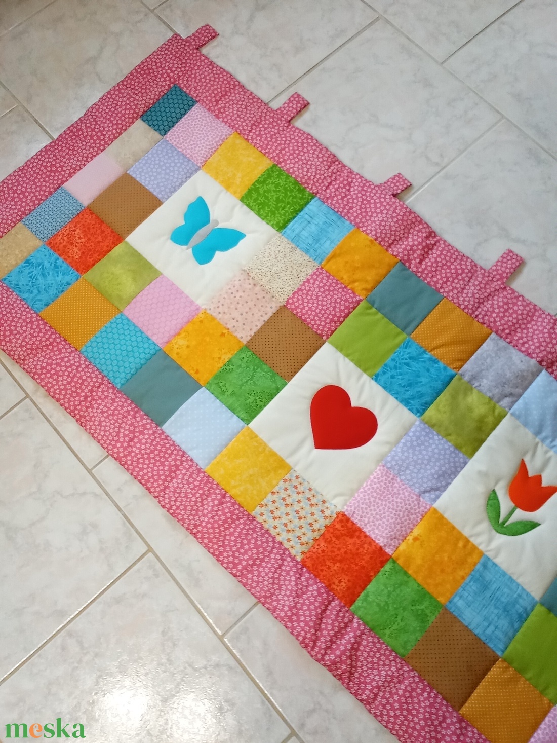  Falvédő  kislányoknak - otthon & életmód - babaszoba, gyerekszoba - falvédő gyerekszobába - Meska.hu