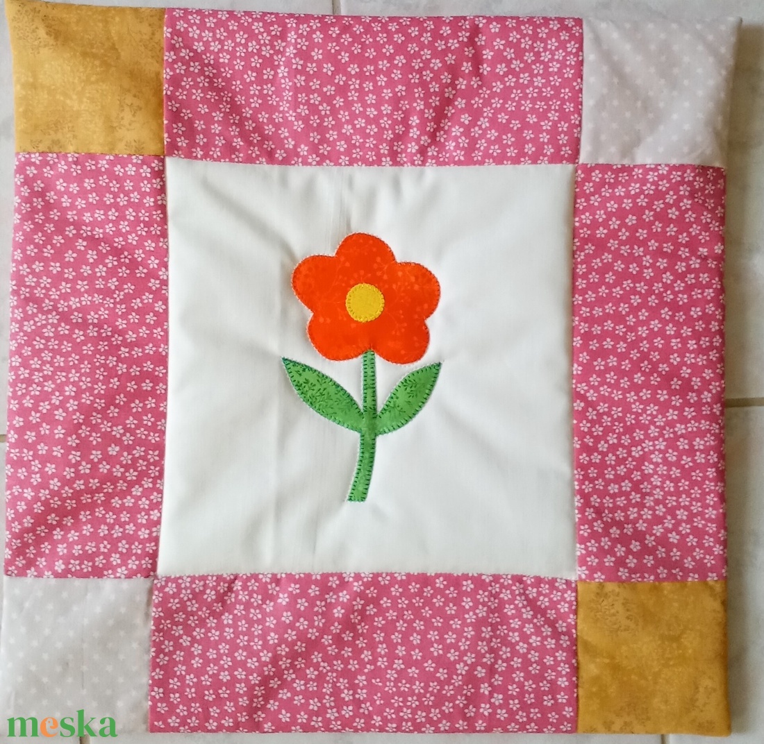 VIRÁGOS párnahuzat  - otthon & életmód - lakástextil - párna & párnahuzat - díszpárnahuzat - Meska.hu