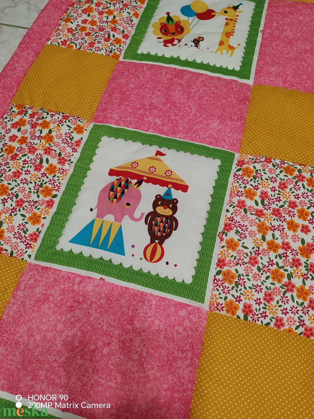 CIRKUSZOS takaró kislányoknak - baba - mama - baba ágynemű - babatakaró, gyerek pléd - Meska.hu