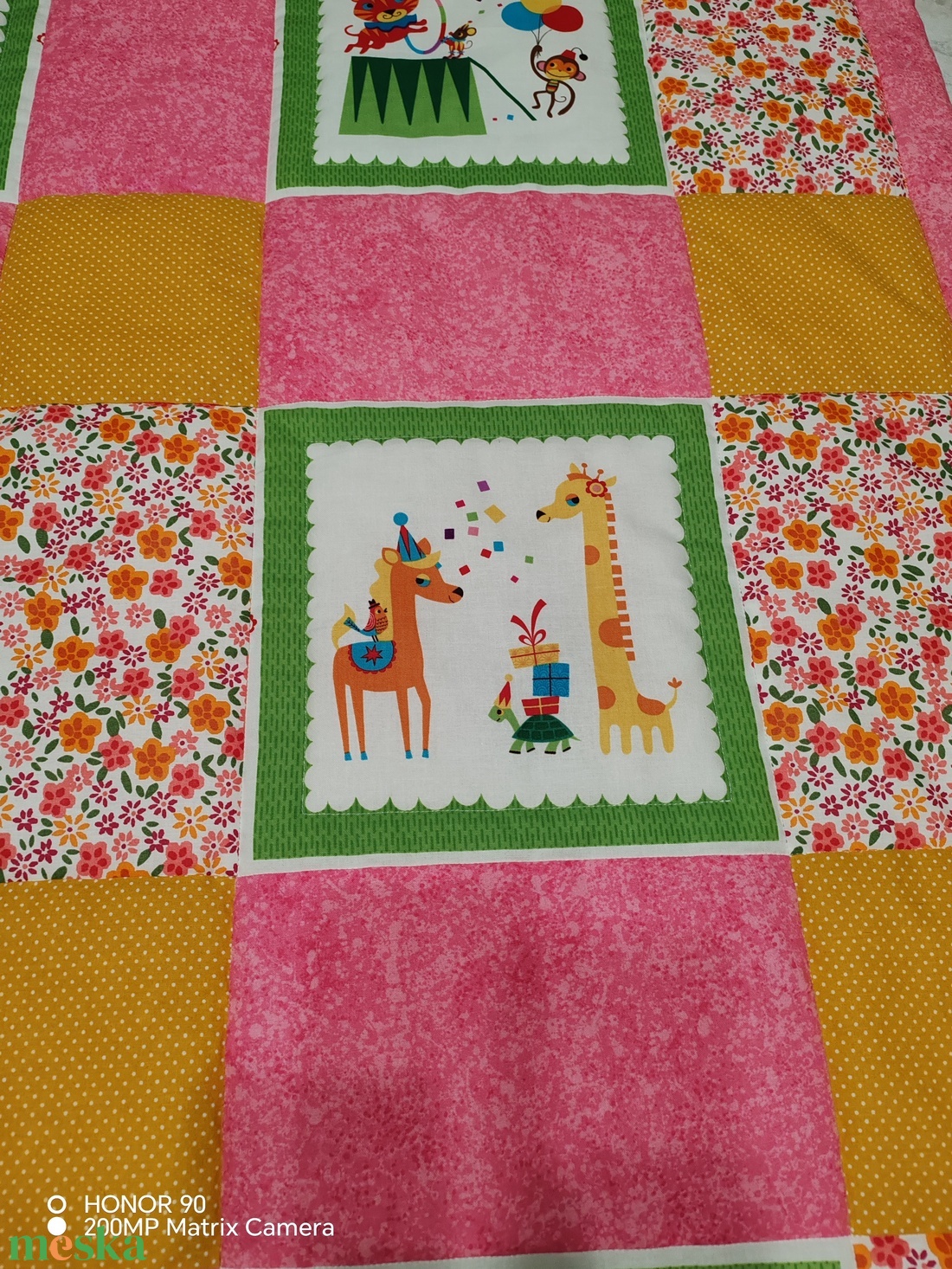 CIRKUSZOS takaró kislányoknak - baba - mama - baba ágynemű - babatakaró, gyerek pléd - Meska.hu