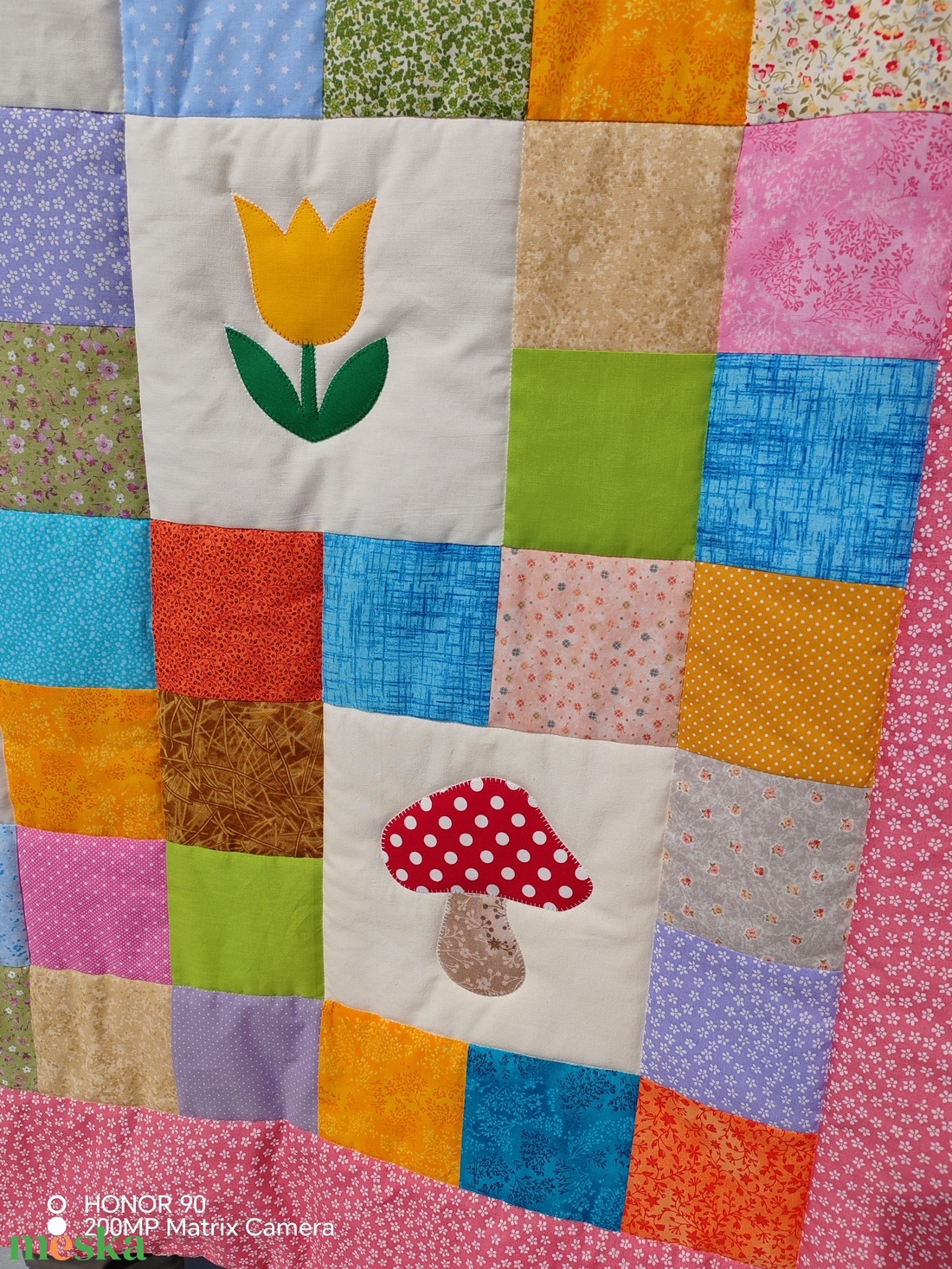 TULIPÁNOS takaró  - baba - mama - baba ágynemű - babatakaró, gyerek pléd - Meska.hu