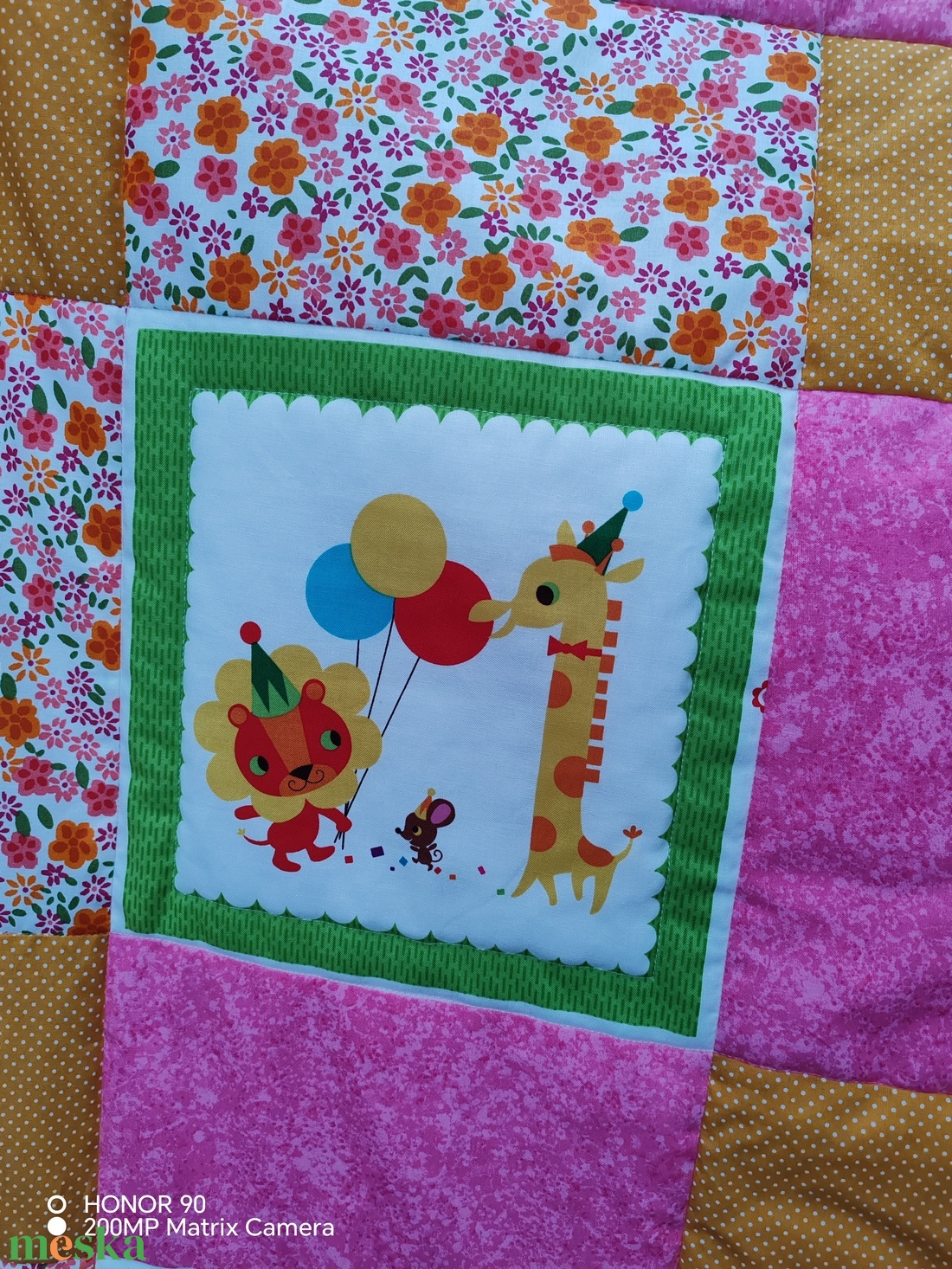 CIRKUSZOS takaró kislányoknak - baba - mama - baba ágynemű - babatakaró, gyerek pléd - Meska.hu