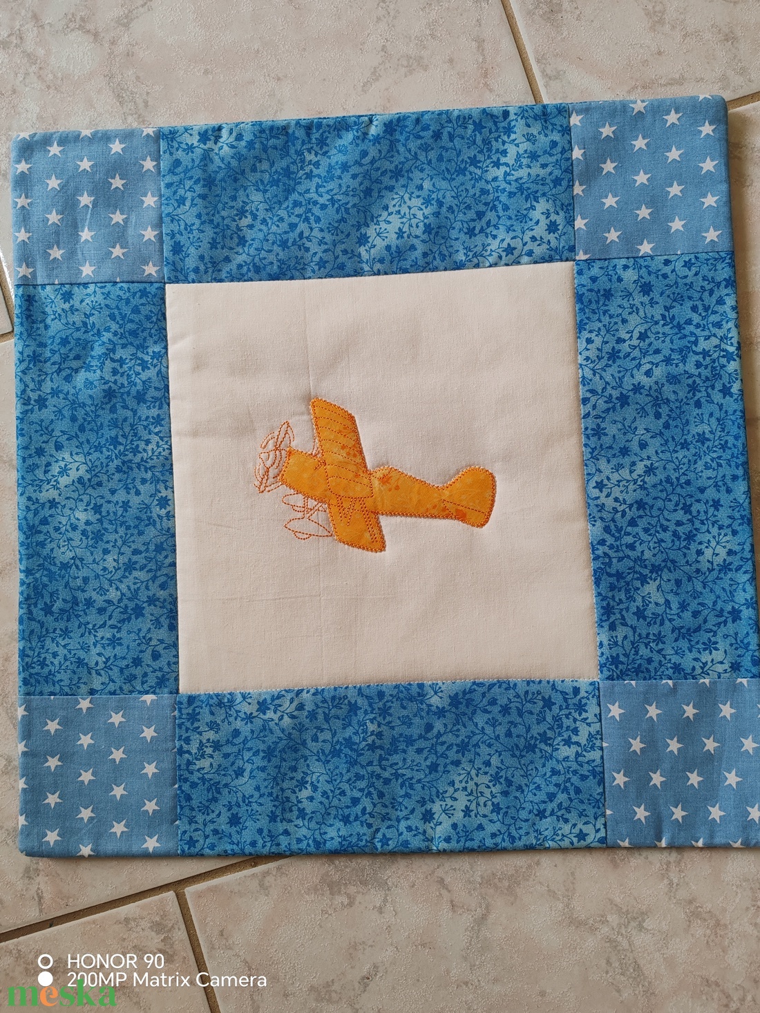 Repülős párnahuzat - baba - mama - babaszoba dekoráció - gyerek díszpárna - Meska.hu