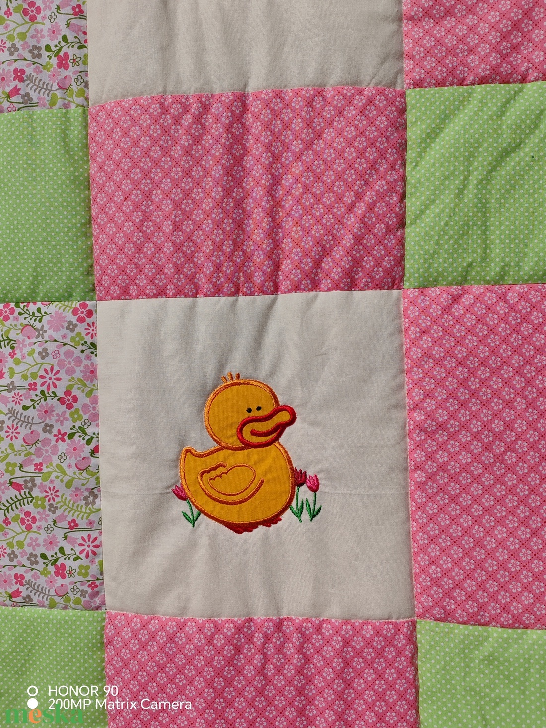 Flamingós Kislány Takaró - baba - mama - baba ágynemű - babatakaró, gyerek pléd - Meska.hu