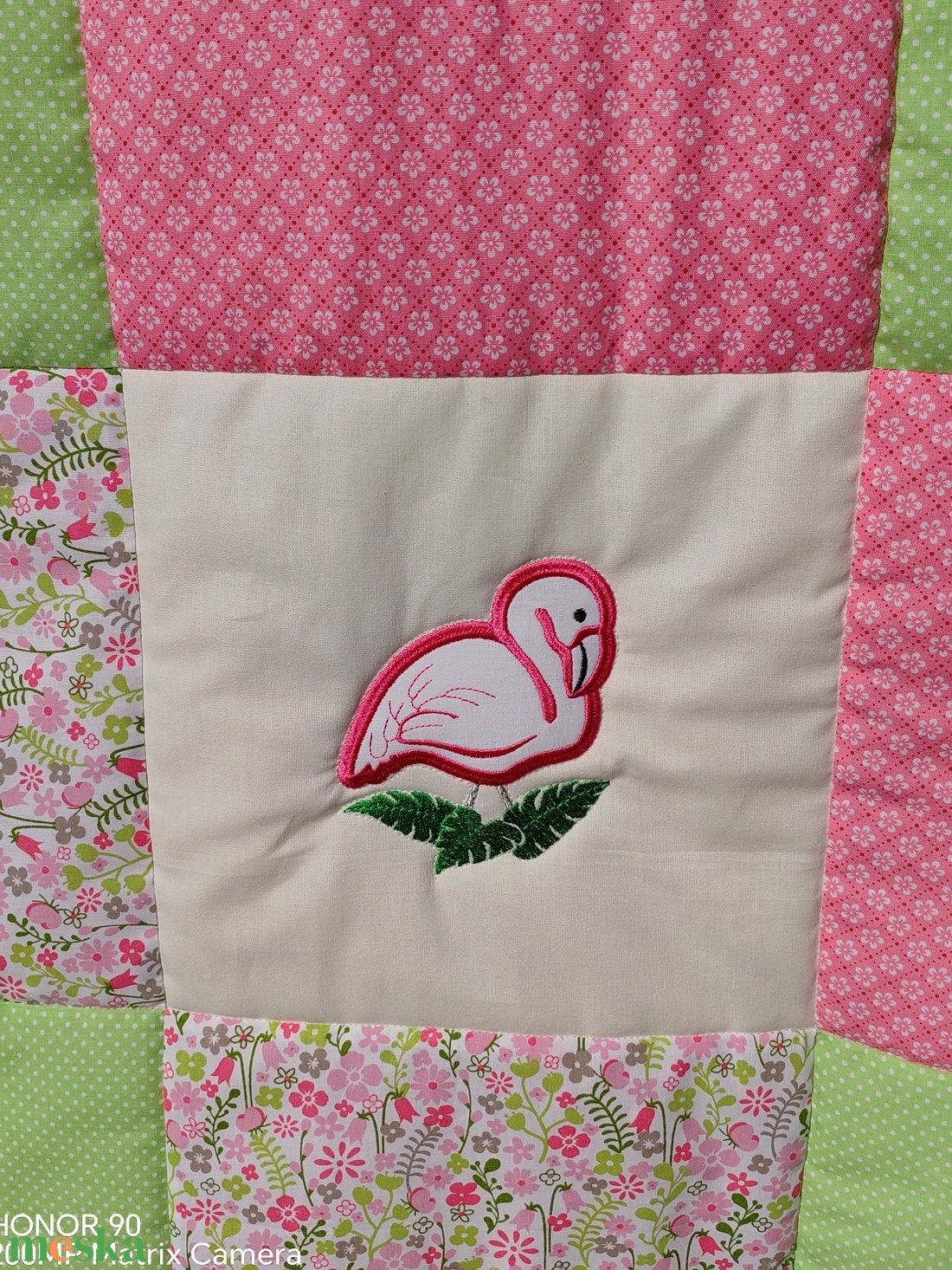 Flamingós Kislány Takaró - baba - mama - baba ágynemű - babatakaró, gyerek pléd - Meska.hu