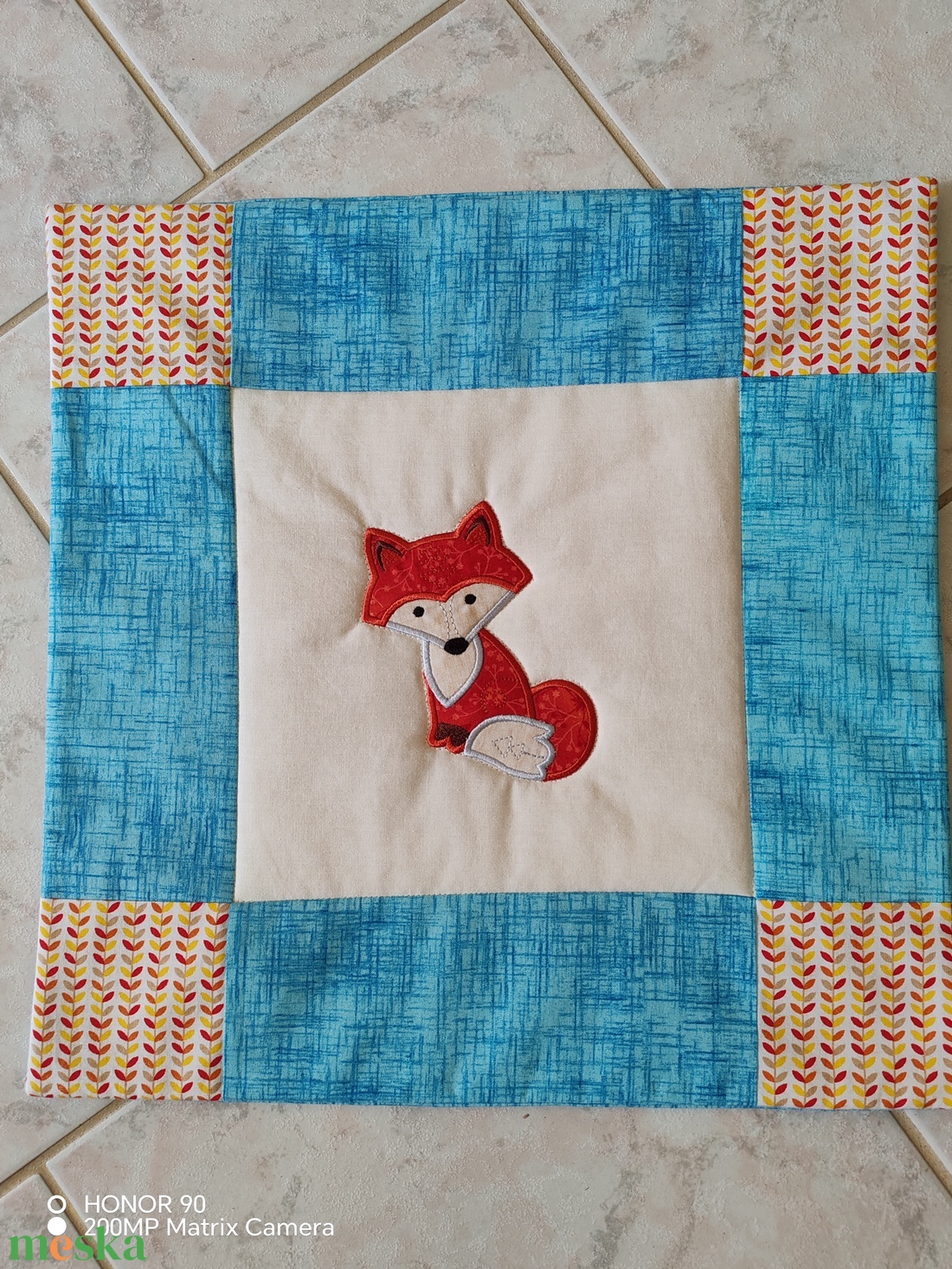 RÓKÁS párnahuzat  - baba - mama - babaszoba dekoráció - gyerek díszpárna - Meska.hu