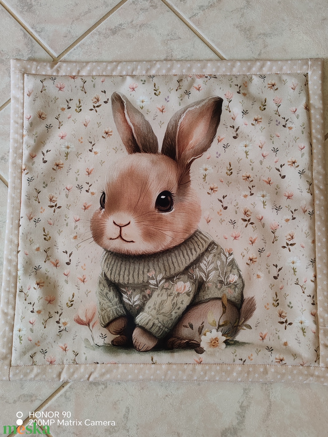 NYULAS párnahuzat  - baba - mama - babaszoba dekoráció - gyerek díszpárna - Meska.hu