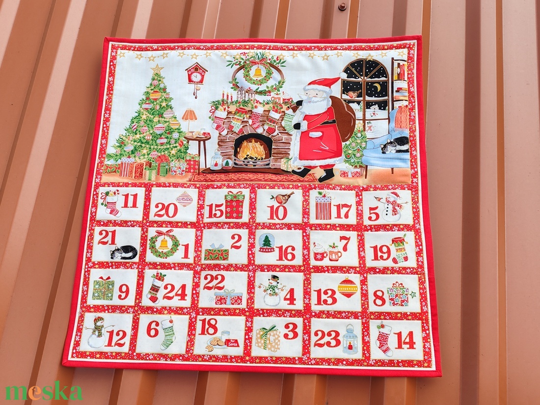  Karácsony este adventi naptár - karácsony - adventi díszek - adventi naptár - Meska.hu