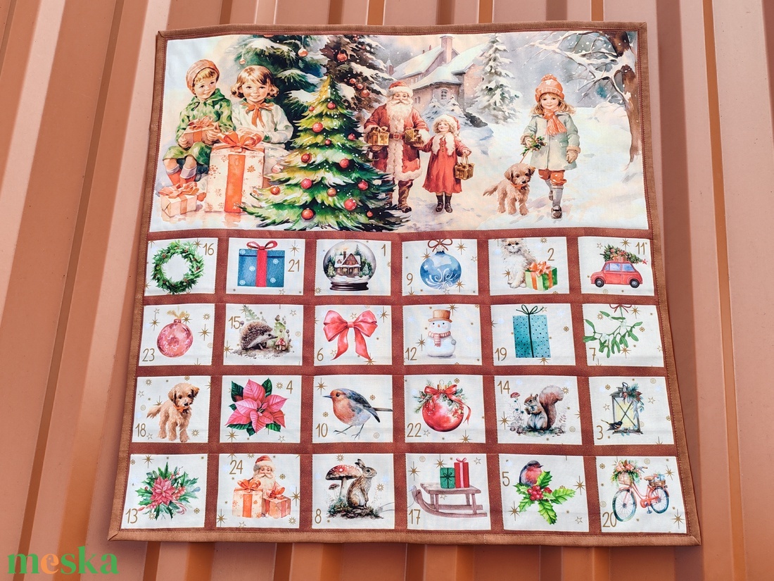  Régi karácsonyok adventi naptár - karácsony - adventi díszek - adventi naptár - Meska.hu