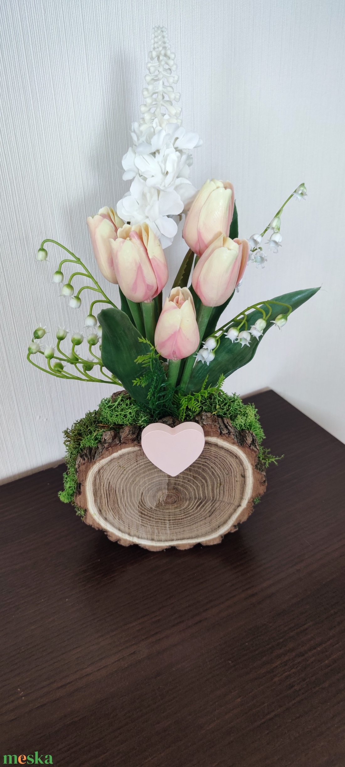 Anyák napi virág dísz - otthon & életmód - dekoráció - asztal és polc dekoráció - asztaldísz - Meska.hu