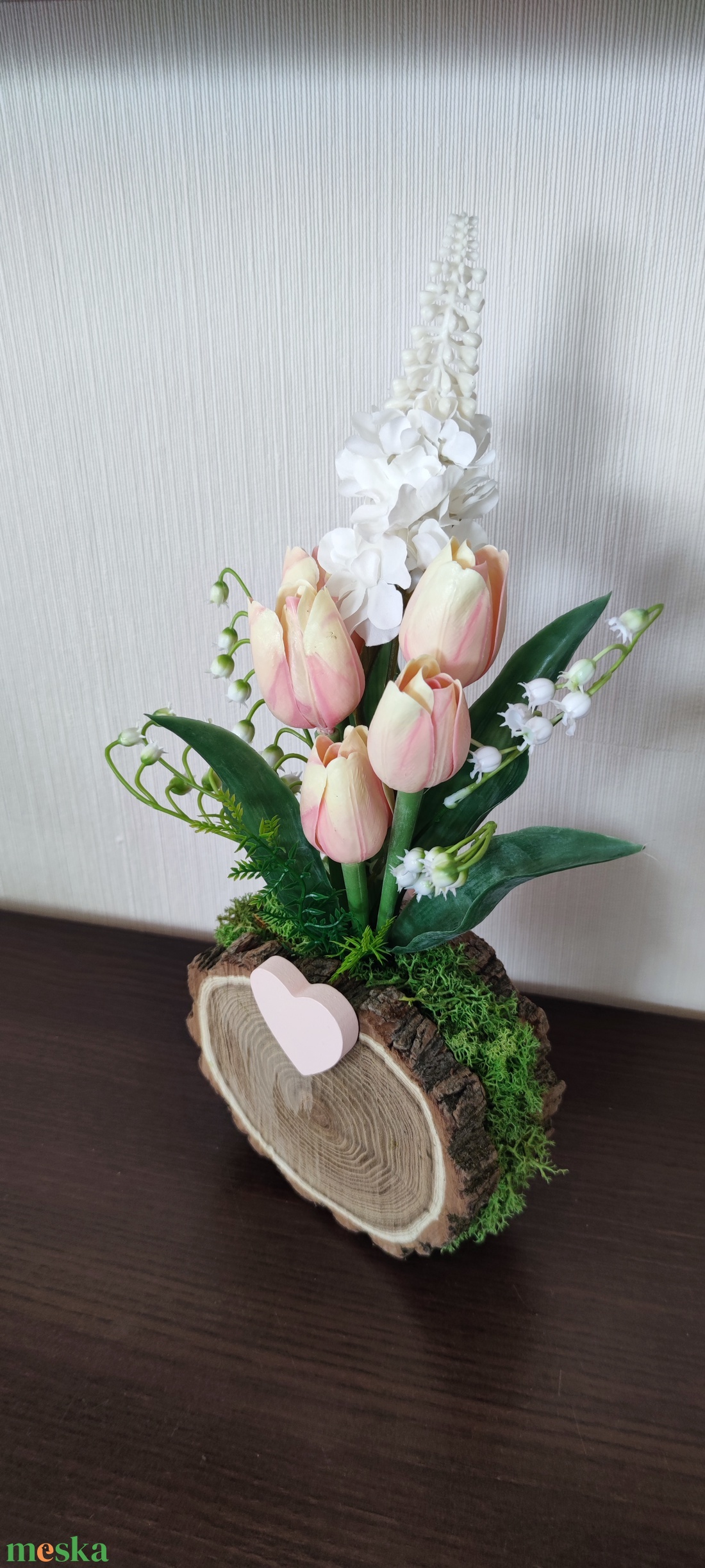 Anyák napi virág dísz - otthon & életmód - dekoráció - asztal és polc dekoráció - asztaldísz - Meska.hu