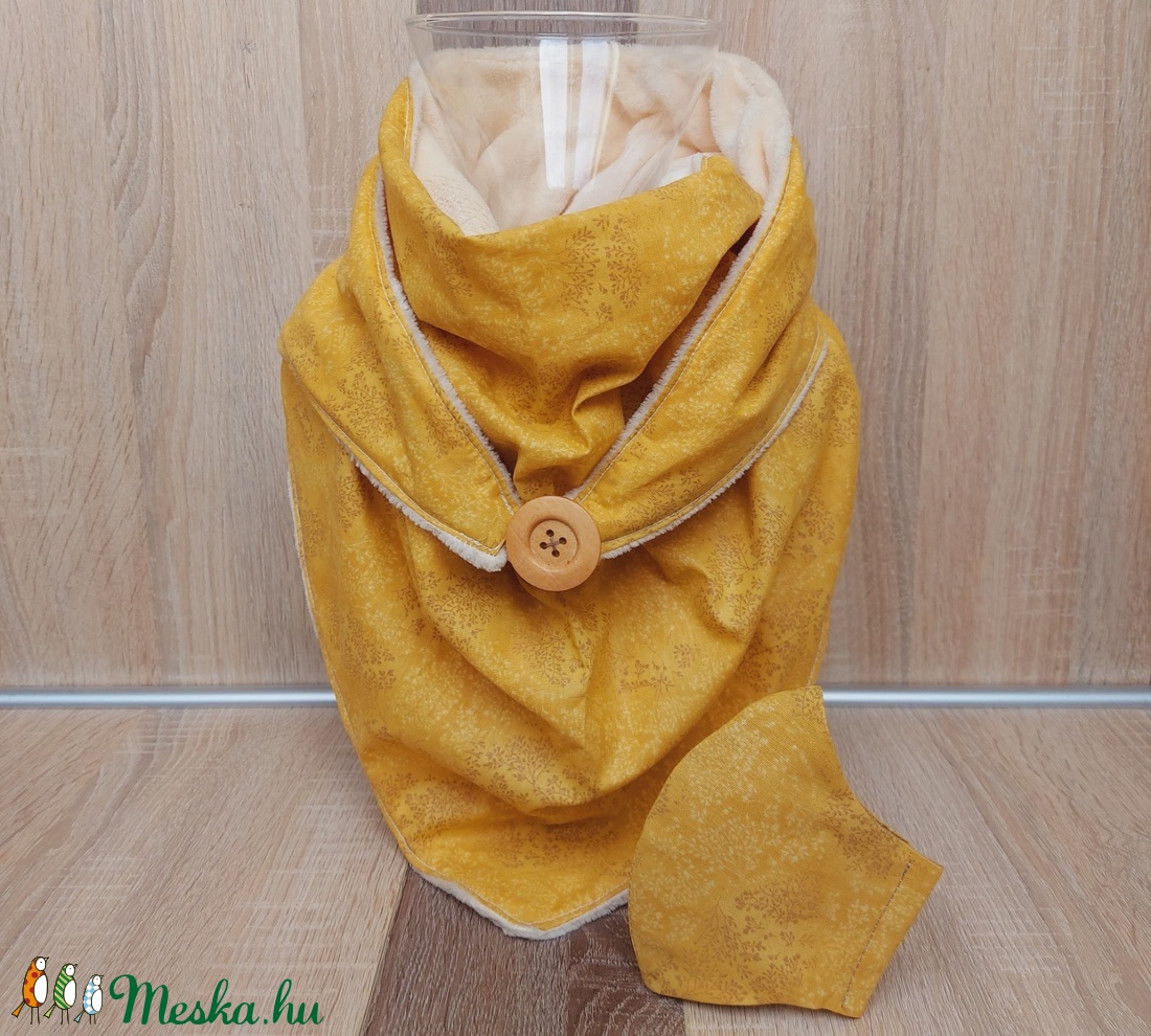 Sárga Kendő-Sál  - ruha & divat - sál, sapka, kendő - sál - Meska.hu