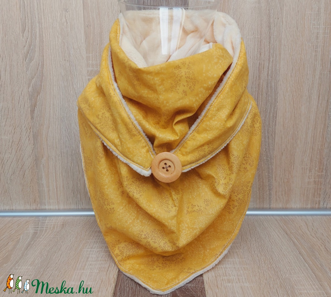 Sárga Háromszög Sál - ruha & divat - sál, sapka, kendő - sál - Meska.hu