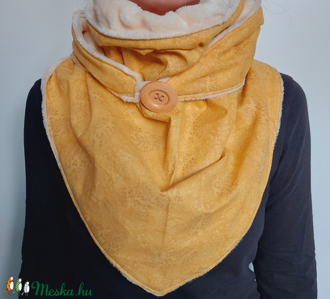 Sárga Sál-Kendő - ruha & divat - sál, sapka, kendő - sál - Meska.hu