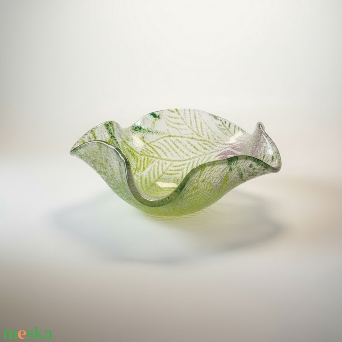 Tavasz mintás rogyasztott tálka - otthon & életmód - konyhafelszerelés, tálalás - tálalás - kínálótál - Meska.hu