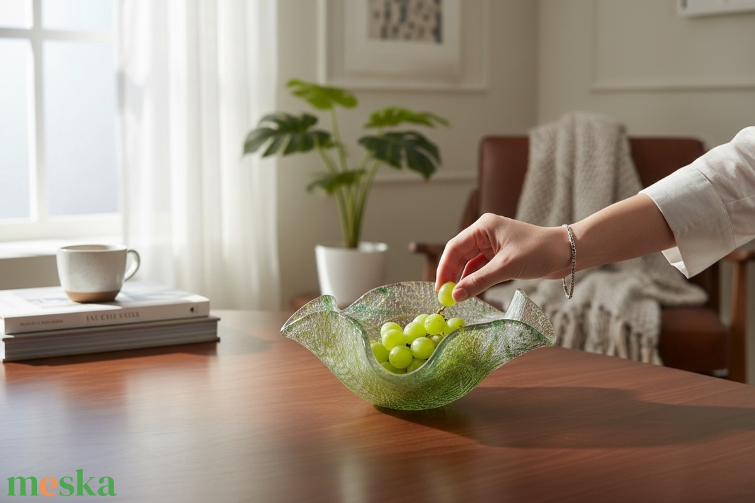 Tavasz mintás rogyasztott tálka - otthon & életmód - konyhafelszerelés, tálalás - tálalás - kínálótál - Meska.hu