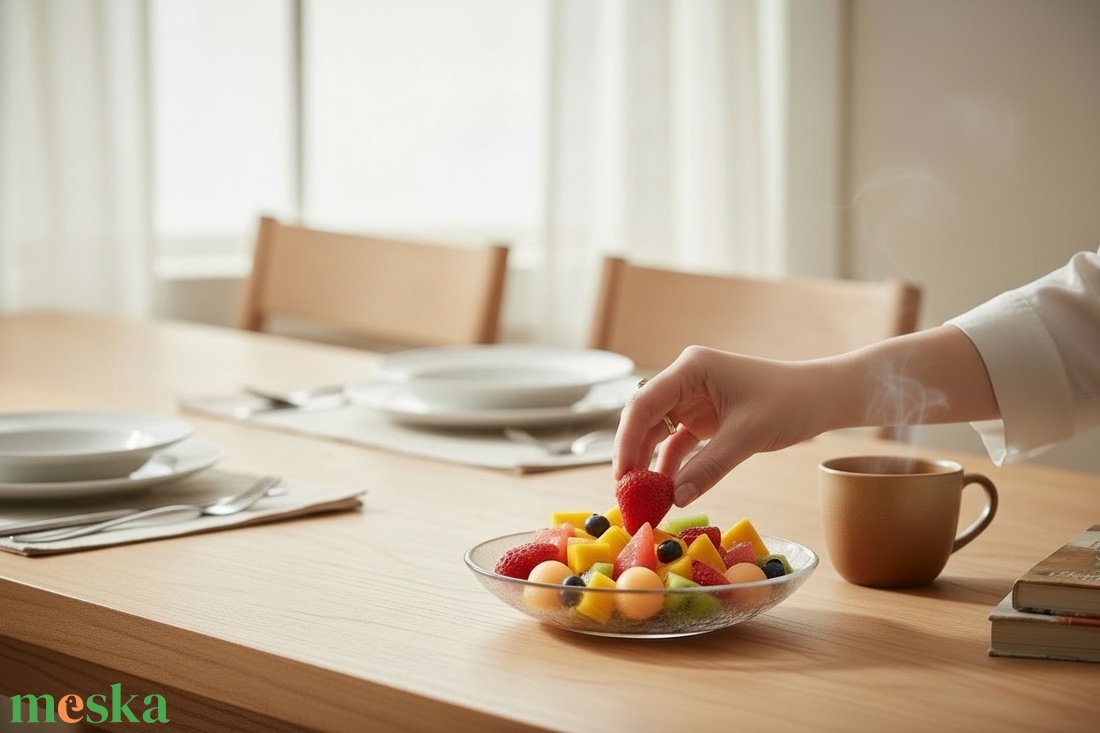 Orchidea rogyasztott üveg tálka - otthon & életmód - konyhafelszerelés, tálalás - tálalás - kínálótál - Meska.hu