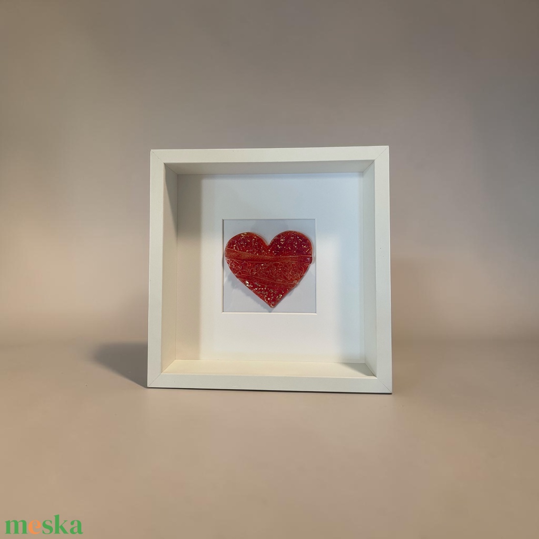 A Szeretet Szíve - üveg kép dekoráció - otthon & életmód - dekoráció - kép & falikép - üvegkép - Meska.hu