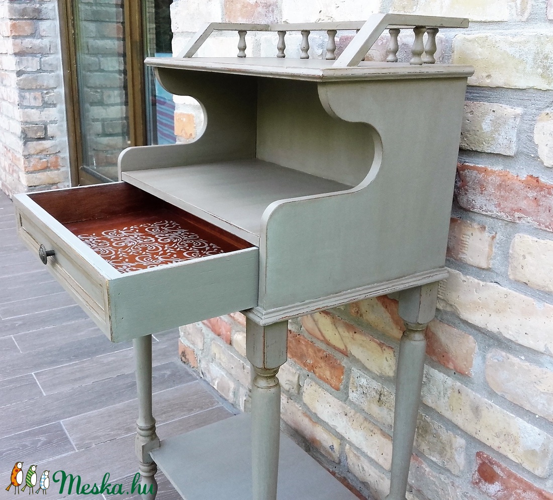 Vintage telefonasztal, konzolasztal, asztal -  - Meska.hu