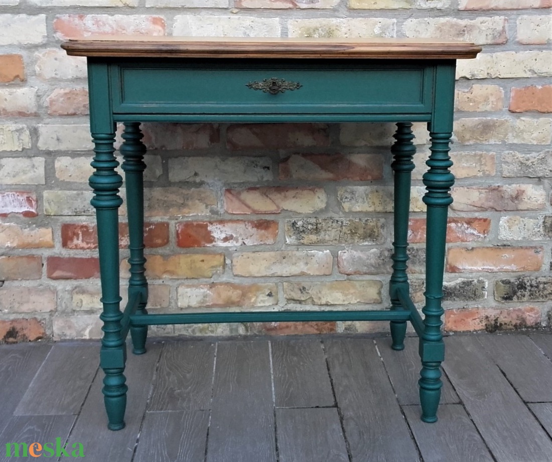 Vintage íróasztal, laptop asztal - otthon & életmód - bútor - asztal - Meska.hu