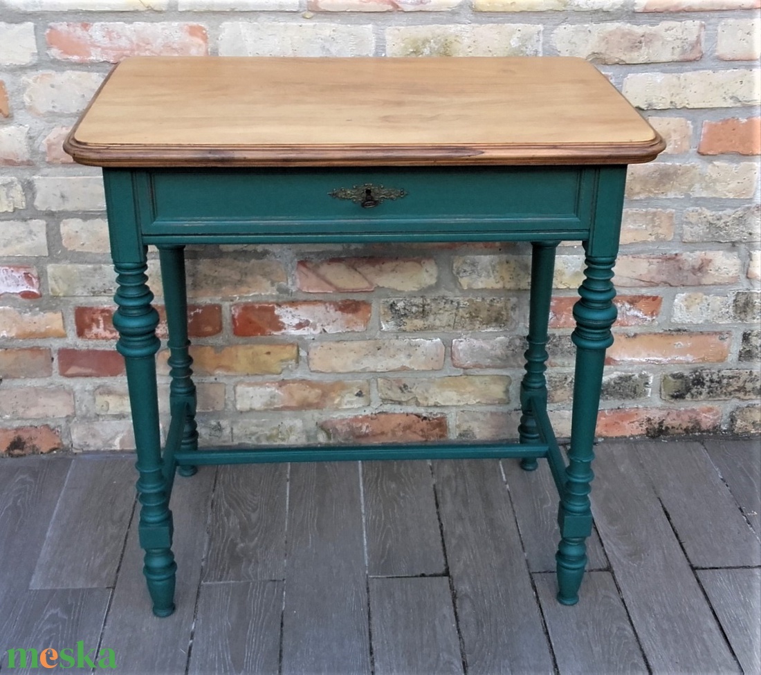 Vintage íróasztal, laptop asztal - otthon & életmód - bútor - asztal - Meska.hu