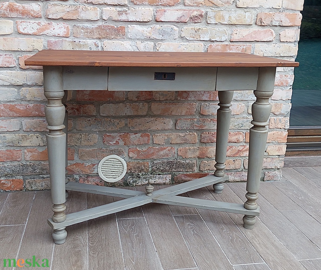 Autentikus íróasztal, konyhaasztal, asztal - otthon & életmód - bútor - asztal - Meska.hu