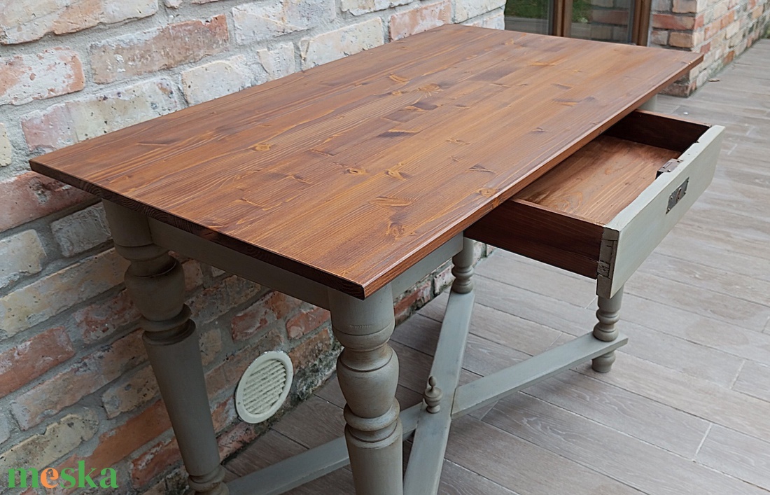 Autentikus íróasztal, konyhaasztal, asztal - otthon & életmód - bútor - asztal - Meska.hu