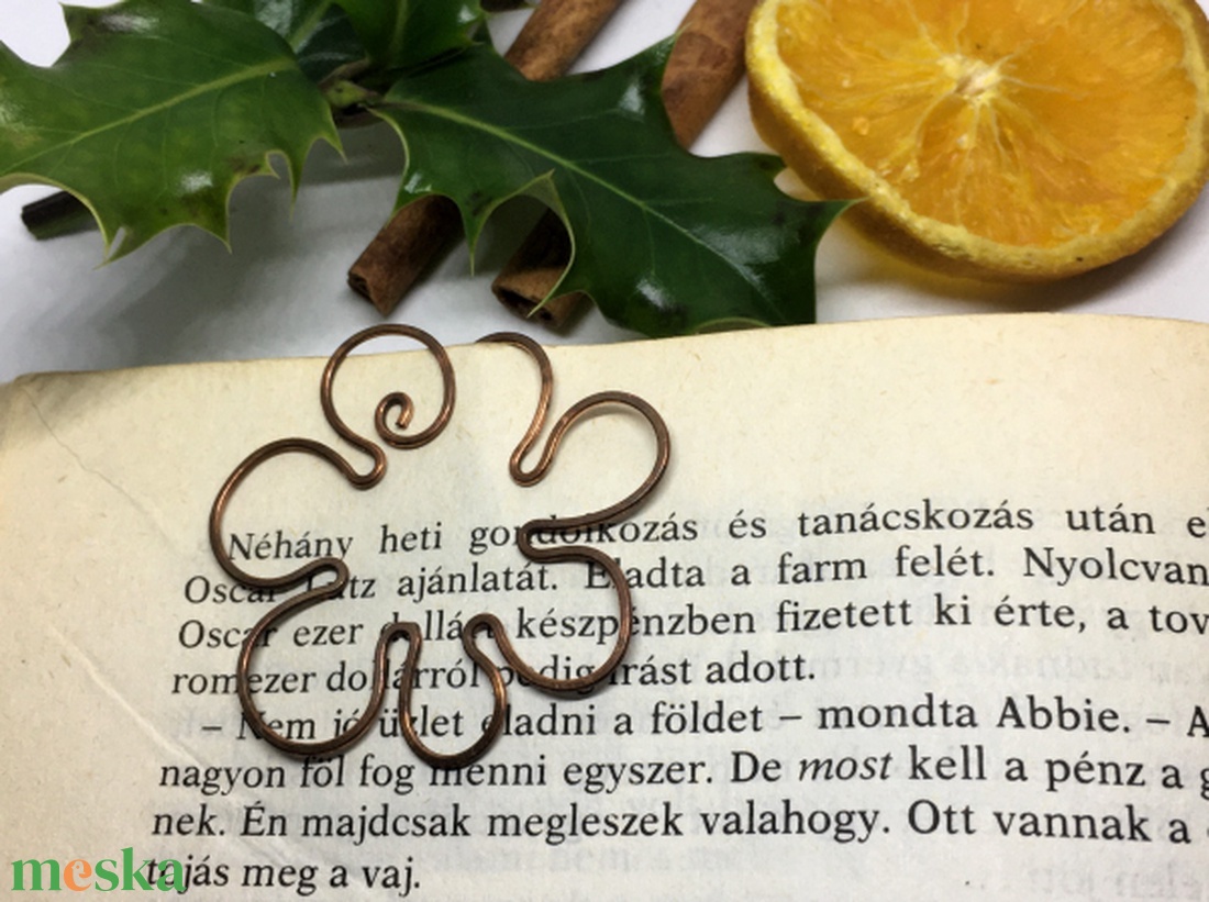 Rézvirág könyvjelző, könyvcsipesz - könyv & zene - könyvjelző - Meska.hu Rézvirág könyvjelző, könyvcsipesz - könyv & zene - könyvjelző - Meska.hu