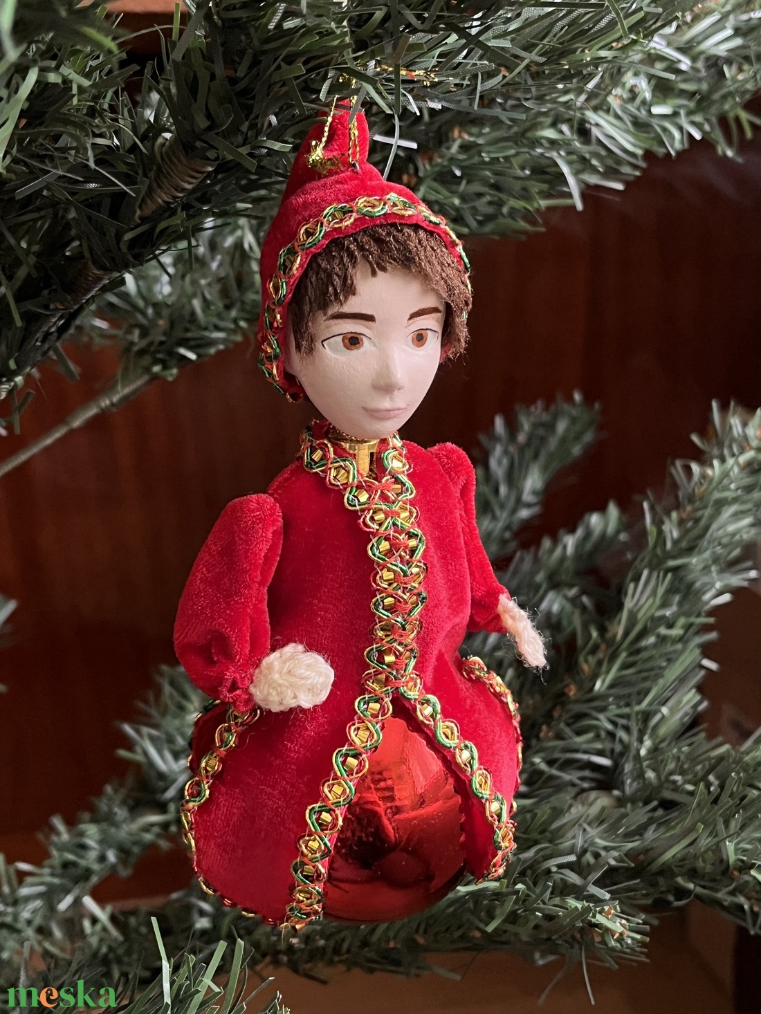 Manó fiú karácsonyfadísz - karácsony - karácsonyi lakásdekoráció - karácsonyfadíszek - Meska.hu