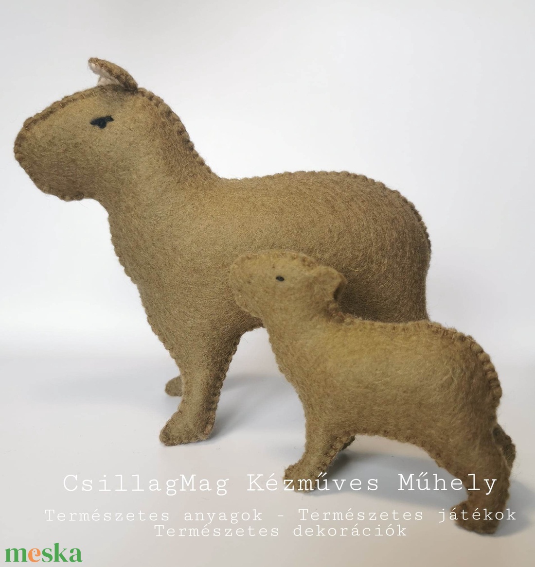 CAPYBARA/VÍZIDISZNÓ 2 DB/SZETT TERMÉSZETES ANYAGOKBÓL (GYAPJÚFILC, GYAPJÚ), TERMÉSZETES JÁTÉK - játék & sport - plüssállat & játékfigura - más figura - Meska.hu CAPYBARA/VÍZIDISZNÓ 2 DB/SZETT TERMÉSZETES ANYAGOKBÓL (GYAPJÚFILC, GYAPJÚ), TERMÉSZETES JÁTÉK - játék & sport - plüssállat & játékfigura - más figura - Meska.hu