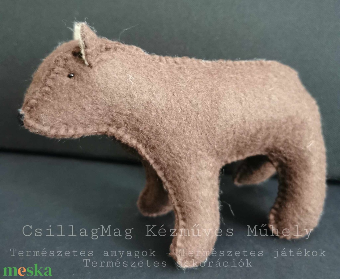BARNAMEDVE ERDEI ÁLLATOK-SOROZAT TERMÉSZETES ANYAGOKBÓL (GYAPJÚFILC, GYAPJÚ) NEMEZJÁTÉK MEDVE MACI FILCJÁTÉK NEMEZMEDVE - játék & sport - plüssállat & játékfigura - maci - Meska.hu BARNAMEDVE ERDEI ÁLLATOK-SOROZAT TERMÉSZETES ANYAGOKBÓL (GYAPJÚFILC, GYAPJÚ) NEMEZJÁTÉK MEDVE MACI FILCJÁTÉK NEMEZMEDVE - játék & sport - plüssállat & játékfigura - maci - Meska.hu